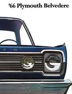 1966 Plymouth Belvedere - Werbe-Werbeplakat - Bild 1 von 1