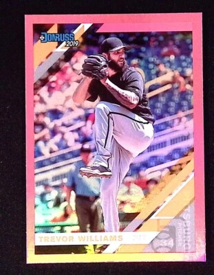 Trevor Williams Pittsburgh Pirates Prizm 2019 Panini Donruss Baseball #102 - Image 1 of 2