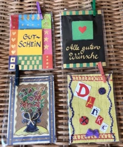 4 Colgantes Regalo/Felicitaciones 17 - Imagen 1 de 3