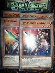 YU-GI-OH! COM PLAYSET (X4) CHEVALIER DRAGON DE LA CREATION SDRR-FR018 NEUF ED 1 - Bild 1 von 1