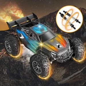 Ferngesteuertes Auto 2,4GHz 1:18 RC Monster Truck Offroad LEDLeuchten Spielzeug - Bild 1 von 10
