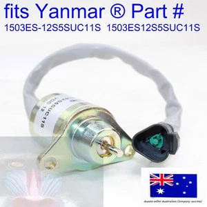 fits Hitachi Fuel Shut Off Engine Stop Solenoid ZX27U-3 ZX35U-2 ZX35U-3 ZX50U-2 - Picture 1 of 9