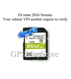 2016 Sorento SX Limited EX GPS Navigation Memory SD Card U.S Map 96554-C6002 OEM - Picture 1 of 1