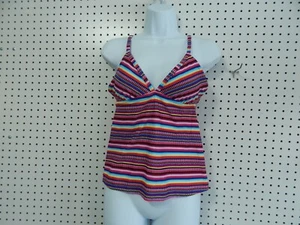 Womens Mossimo tankini swimsuit top - small - multi colors - Bild 1 von 2