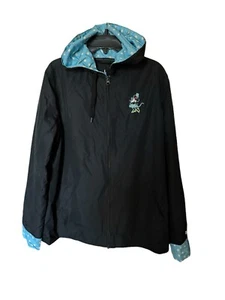 Minnie Mouse Small Windbreaker With Hoodie Zip Up Jacket Disney Disneyland - Picture 1 of 7