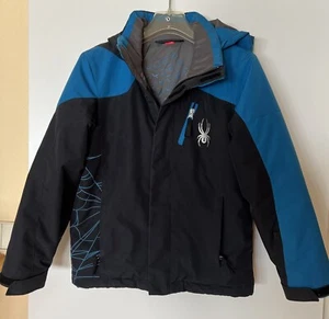 SPYDER Ski Jacke Schwarz / Türkis Gr. 10 / 140 - Bild 1 von 10