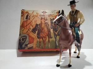 Figura y caballo Hartland Western Wyatt Earp Hugh O'Brian de 1950 con caja #809 - Imagen 1 de 22