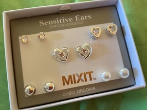 CZ Jewelry Set for Sensitive Ears by MIXIT - Bild 1 von 2