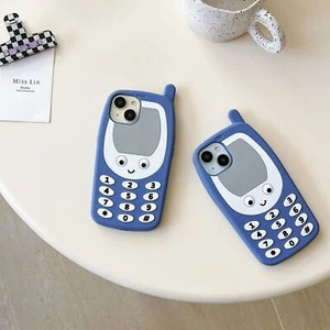 For iPhone 11 12 13 14 15 16 Pro Cute 3D Phone Case Soft Silicoen Classic Cover - Picture 1 of 16