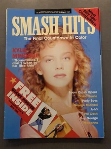 Smash Hits Music MAGAZINE 24 August 1987 Kylie minogue - Picture 1 of 1