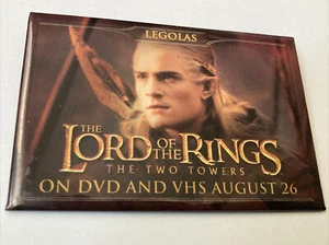 Herr der Ringe LOTR Legolas zwei Türme Charakter Film Promo Pin Knopf - Bild 1 von 6