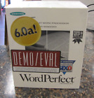 Vintage Word Perfect Version 6.0a Demo/Eval - New Sealed Box