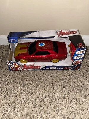 Jada Marvel Iron Man 2019 Dodge Challenger SRT RC Remote Control Car - Image 1 of 2