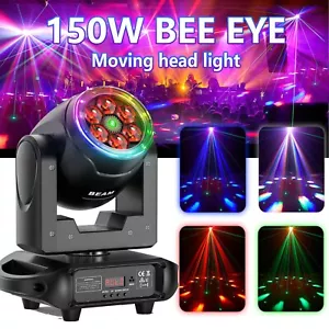 150W Beam Gobo Moving Head Stage Lighting Spot LED DMX Party Disco Laser Light - Picture 1 of 18