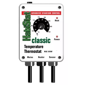 HabiStat Temperature Thermostat Temp Control Stat Reptile Vivarium Heat WHITE - Picture 1 of 12