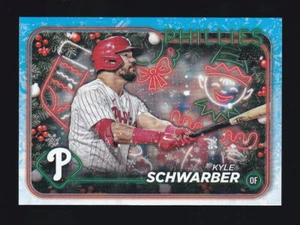 2024 Topps Holiday #H65 KYLE SCHWARBER Philadelphia Phillies - Picture 1 of 2