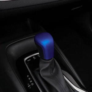 1PCS Cover Trim Blue ABS Console Gear Shift Knob For 2019-2021 Toyota Corolla - Picture 1 of 4