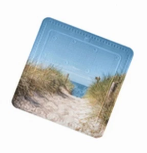 Duscheinlage Borkum Sicherheitseinlage f. Dusche 55x55 cm Kleine Wolke TOPP - Picture 1 of 8