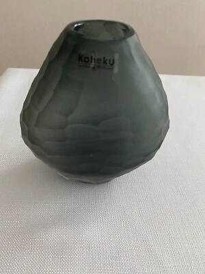 Kaheku, Vase, Tischvase, Blumenvase, smoke, NEU mit Etikett! - Bild 1 von 2