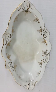Antique Homer Laughlin True Artifact Gravy Dish Gold Trim 18-N January 1918 - Picture 1 of 22
