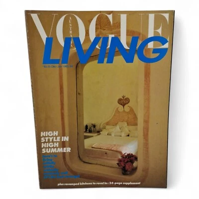 Vintage Vogue Living Australia Magazine - No.8 December January 1983 1984 - Image 1 of 4