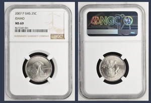 MS69 2007-D Washington State Quarter Idaho NGC - Bild 1 von 1