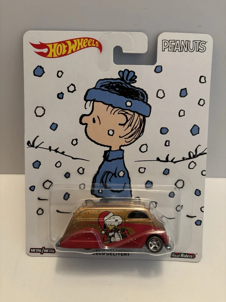2016 Hot Wheels Premium Pop Culture Peanuts Linus  Deco Delivery - Image 1 of 4