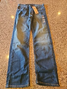 Levis 505 Jeans Blue Denim Men 32X32 Straight Leg Regular Fit NEW - Picture 1 of 12