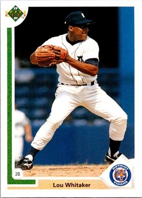 Lou Whitaker 1991 Upper Deck #367b Detroit Tigers - Image 1 of 2