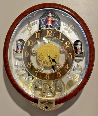 🕰️ Seiko Special Collector’s Edition Melodies in Motion Wall Clock QXM481BRH – - Image 1 of 4
