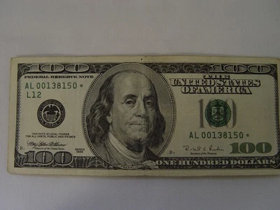 100 Dollar Star Note 1996 Low Serial Number - Image 1 of 4