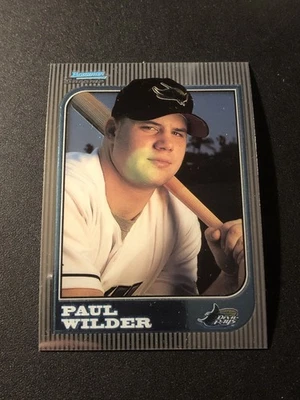 1997 Bowman Chrome Paul Wilder #165 Rookie RC - Image 1 of 2