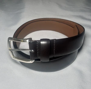 Cinturón de vestir Allen Edmonds Midland Avenue para hombre talla 40 cuero liso caoba EE. UU. - Imagen 1 de 8