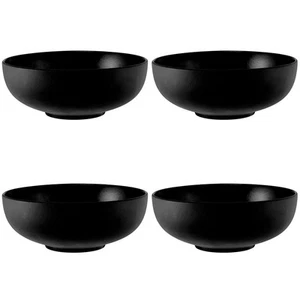 4x Maxwell and Williams Caviar Midnight Coupe Bowl Porcelain Bowl 19x7cm - Picture 1 of 2