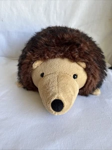 Jellycat London Hamish the Hedgehog 16" Large Brown Furry Pillow Plush - Picture 1 of 7