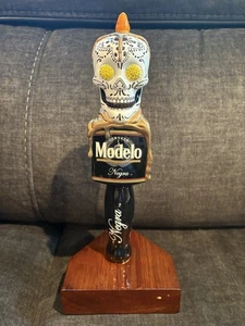 NEW 11”Negra Modelo Especial Day Of The Dead Sugar Skull Draft beer tap handle - Picture 1 of 5
