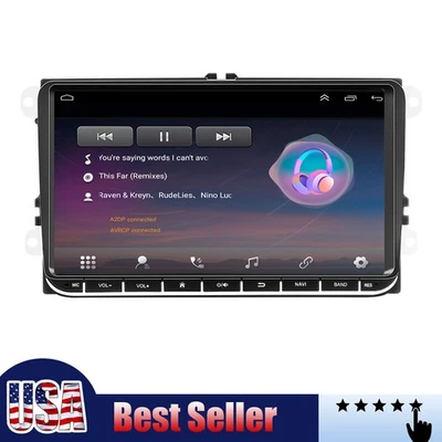 Screen Stereo Fits For VW Volkswagen Jetta Passat 9" US A Free US stock USA Foto 1 de 4