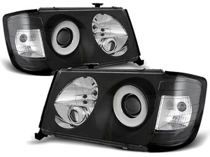headlights for MERCEDES W124 E-CLASS 1993 1994 1995 black LHD - Bild 1 von 1