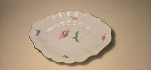 größere Schale Blumenmotiv Meissen Meißen 2 Wahl unbeschädigt H011-11 - Bild 1 von 15