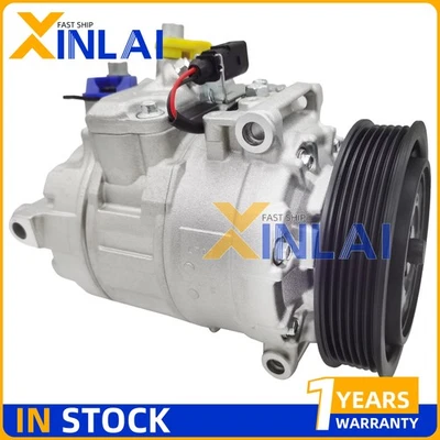 Nuevo compresor de aire acondicionado para Volkswagen Touareg Audi Q7 4L 3.0 7SEU17C 7L6820808 Foto 1 de 4