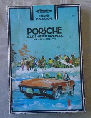 Manual de reparación de servicio Porsche Clymer Publications serie 614 1970 - 1975 A184 Foto 1 de 4