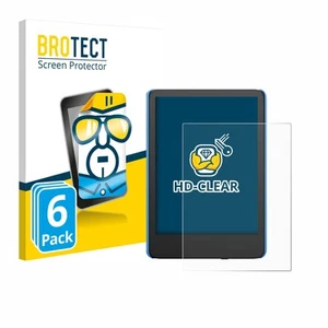 6x Display Schutz Folie für Amazon Kindle Kids (2024) Zubehör Transparent - Bild 1 von 6