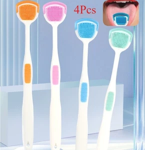 Juego de 4 piezas limpiador de salón raspador higiene dental bucal cepillo de suciedad oral limpio - Imagen 1 de 10