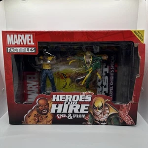 Eaglemoss Marvel Fact Files Heroes for Hire Luke Cage & Iron Fist 6" Figurines - Picture 1 of 3