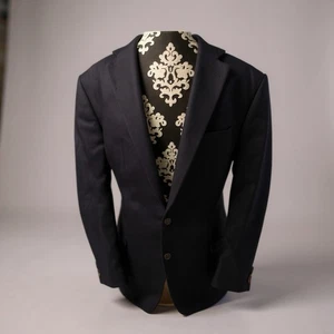 Blazer Ralph Lauren Azul Marino 46L Abrigo Deportivo 2 Botones Lana Cachemira - Imagen 1 de 4
