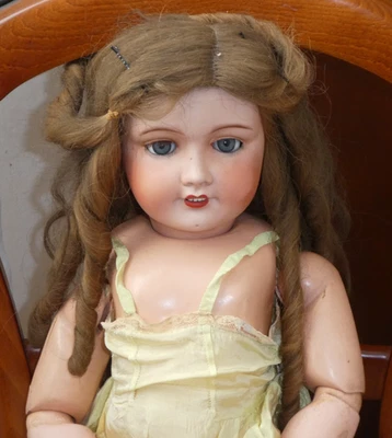 Ancienne poupée Jumeau tête porcelaine 65 cm BEBE JUMEAU Diplôme d'honneur - Photo 1/4