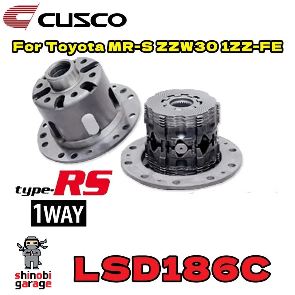 CUSCO Type-RS Rear LSD 1-Way Toyota MR-S ZZW30 1ZZ-FE 1999–2007 LSD 186 C - Image 1 of 1