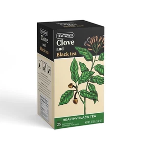 Bolsas de té de Ceilán negras de clavo de origen único premium 25 unidades individuales... - Imagen 1 de 5
