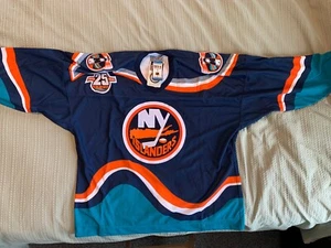 NY ISLANDERS 96-97 25th Anniversary Authentic CCM JERSEY Size 52 - Picture 1 of 7