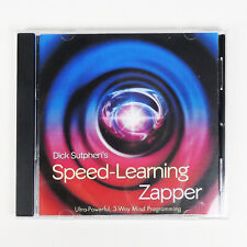 SPEED LEARNING Self Hypnosis CD The Zapper Dick Sutphen Memory for studying exam